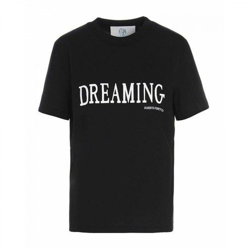 Alberta Ferretti, Dreaming T-shirt Czarny, male, 688.00PLN