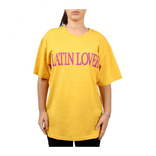 Alberta Ferretti, T-shirt Żółty, female, 935.00PLN