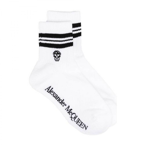 Alexander McQueen, Skull Socks Biały, female, 238.00PLN