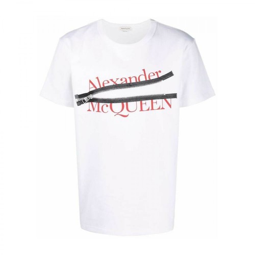 Alexander McQueen, T-shirt Biały, male, 1112.00PLN