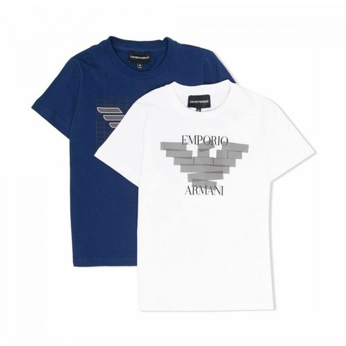 Armani, junior T-shirts Biały, male, 413.00PLN