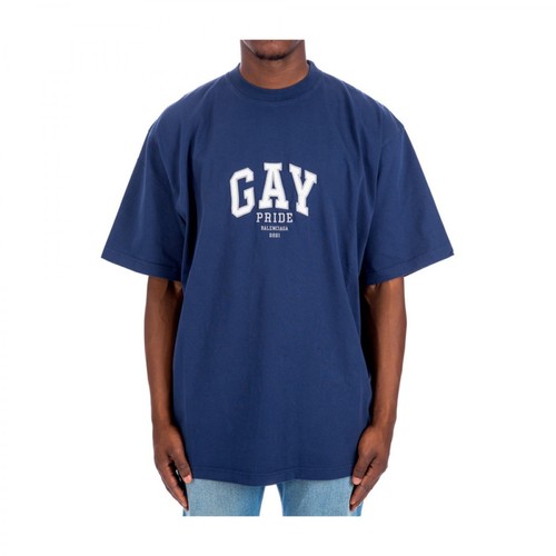 Balenciaga, T-Shirt Niebieski, male, 3110.00PLN
