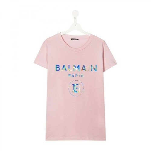 Balmain, T-Shirt Różowy, female, 380.00PLN