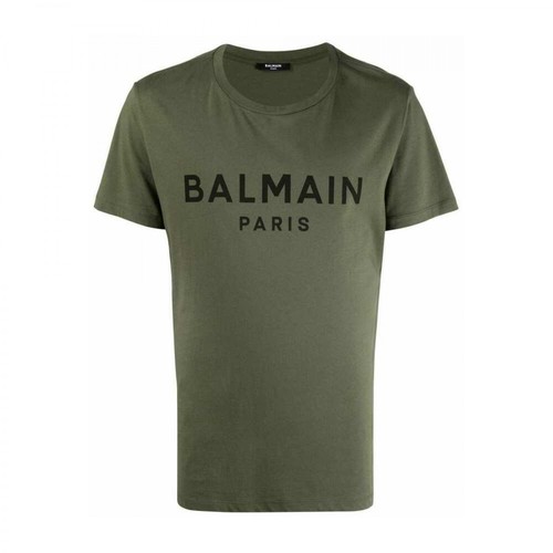 Balmain, T-shirt Zielony, male, 1040.00PLN
