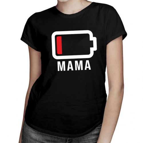 Bateria mama - dla mamy - damska koszulka z nadrukiem 69.00PLN