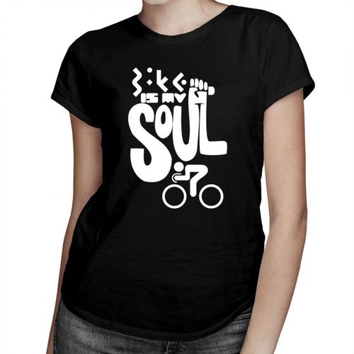 Bike is my soul - damska koszulka z nadrukiem 69.00PLN