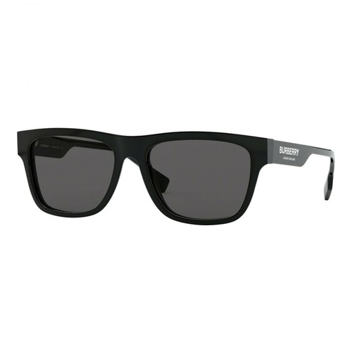 Burberry, Logo-Detail Square-Frame Sunglasses Czarny, male, 780.00PLN