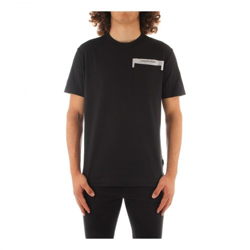 Calvin Klein, K10K106836 T-shirt Czarny, male, 278.00PLN