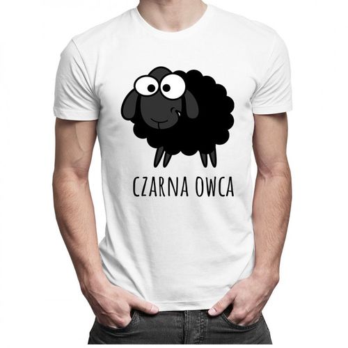 Czarna owca - męska koszulka z nadrukiem 69.00PLN