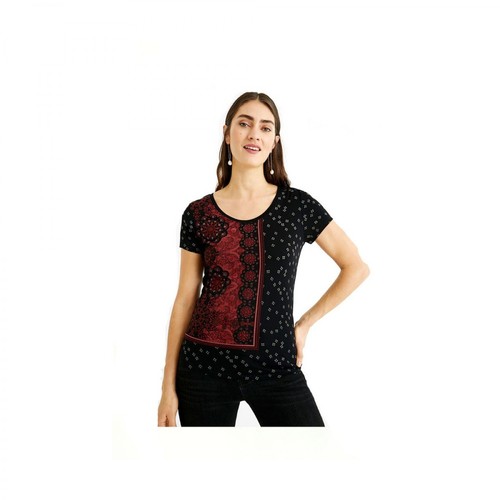 Desigual, T-shirt Czarny, female, 315.00PLN