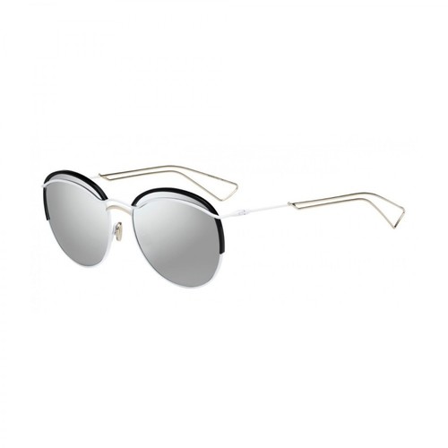 Dior, Okulary przeciwsłoneczne Dioround Biały, female, 1272.60PLN