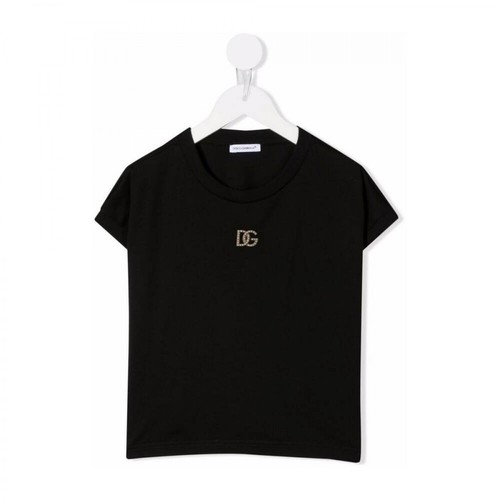 Dolce & Gabbana, T-shirts and Polos Czarny, male, 566.00PLN
