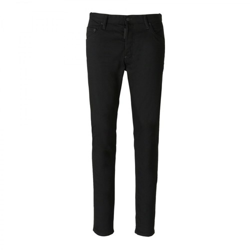 Dsquared2, Black Bull Skinny Jeans Czarny, male, 1460.00PLN