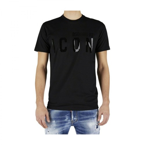 Dsquared2, t-shirt Czarny, male, 1163.00PLN