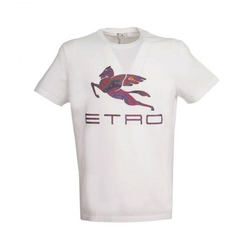 Etro, T-shirt Biały, male, 718.20PLN