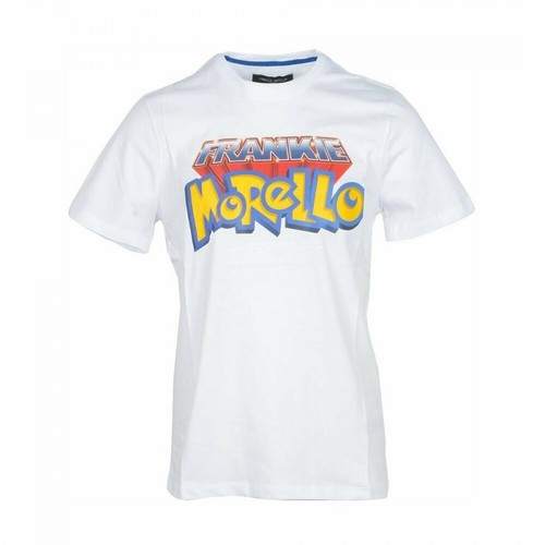 Frankie Morello, T-Shirt Biały, male, 208.52PLN