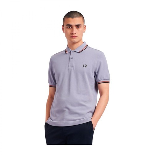 Fred Perry, T-shirt Fioletowy, male, 497.00PLN