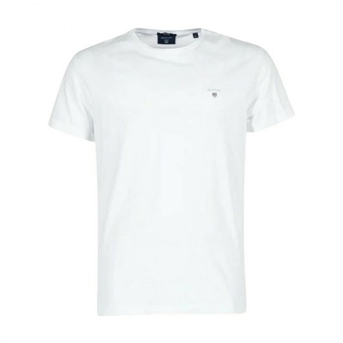 Gant, T-shirt original Biały, male, 130.00PLN
