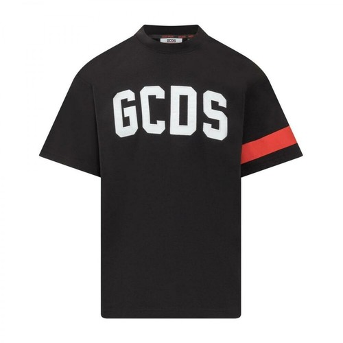 Gcds, T-shirt with Logo Czarny, male, 1060.00PLN