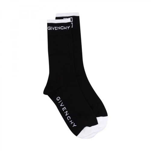 Givenchy, 4G Logo Knit Ankle Socks Czarny, male, 504.00PLN