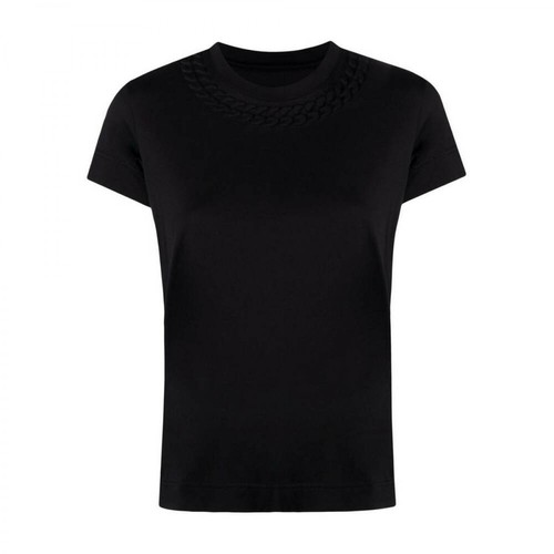 Givenchy, Embossed Jersey T-shirt Czarny, female, 2052.00PLN