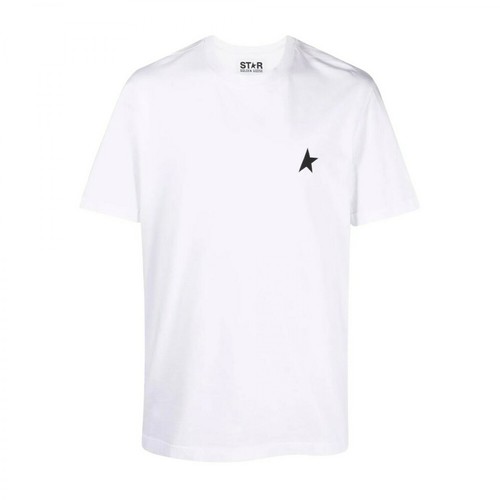 Golden Goose, T-shirt Star Biały, male, 411.00PLN