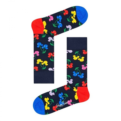 Happy Socks, Calcetines Very Cherry Mickey Niebieski, male, 241.20PLN