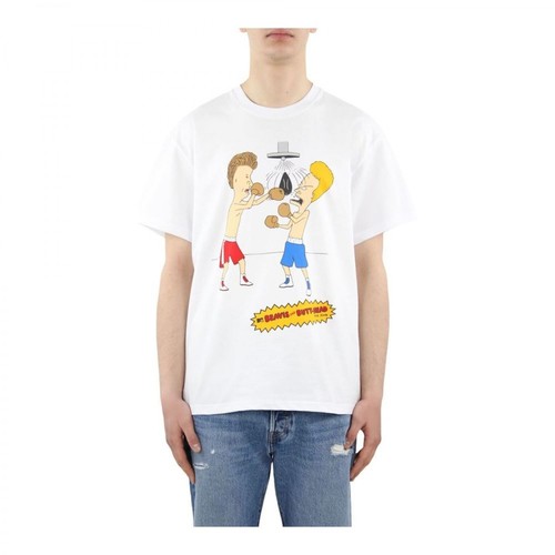 Iuter, B&B Knockout TEE T-shirt maniche corte Biały, male, 320.00PLN
