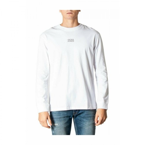 Jack & Jones, T-Shirt Biały, male, 236.06PLN
