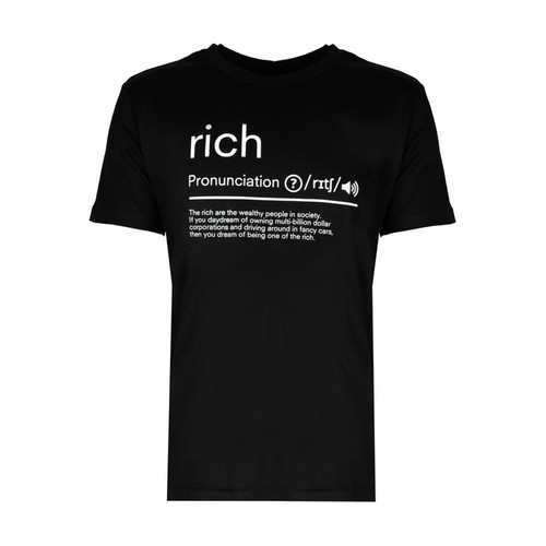 John Richmond, T-Shirt Czarny, male, 730.00PLN