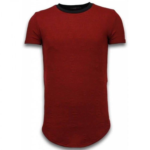 Justing, 3D Encrypted T-shirt Czerwony, male, 363.07PLN