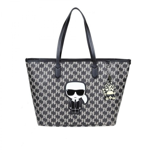 Karl Lagerfeld, shopping k/ikonik with karlimal charm Czarny, female, 1223.00PLN