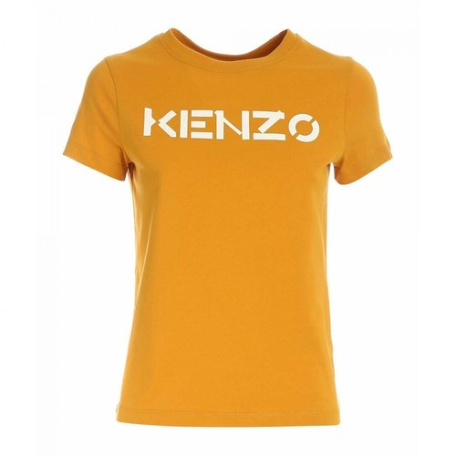 Kenzo, Logo T-shirt Żółty, female, 377.00PLN
