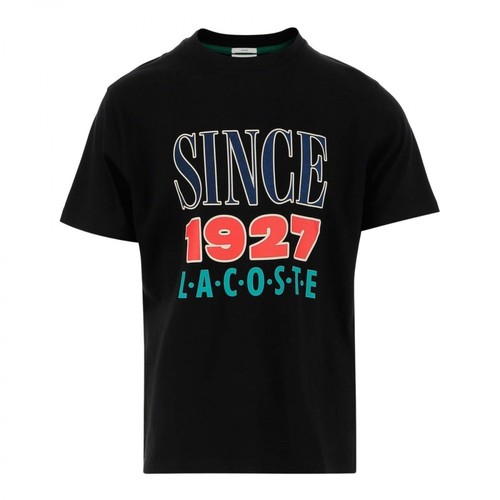 Lacoste, T-shirt Czarny, male, 320.00PLN