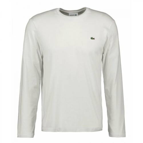 Lacoste, T-shirt L/S Biały, male, 251.85PLN
