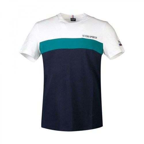 le coq sportif, SS Nº1 t-shirt Niebieski, male, 251.00PLN