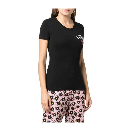 Love Moschino, T-Shirt Czarny, female, 535.06PLN