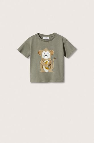 Mango Kids t-shirt bawełniany dziecięcy Padded 49.99PLN
