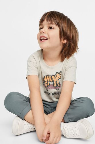 Mango Kids t-shirt bawełniany dziecięcy Wildy 35.99PLN