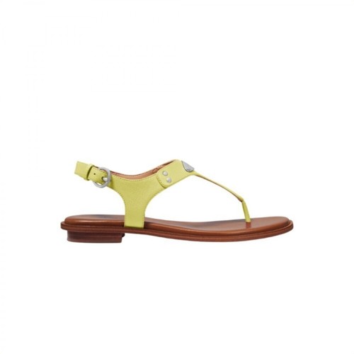 Michael Kors, Plate Thong sandals Żółty, female, 493.20PLN
