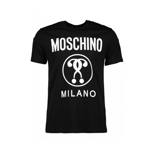 Moschino, Logo T-shirt Czarny, male, 616.00PLN