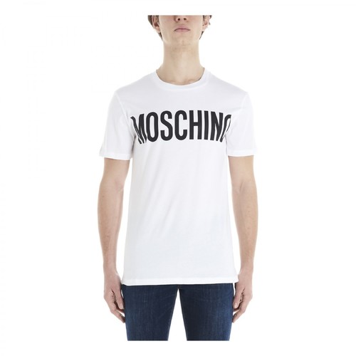 Moschino, T-shirt Biały, male, 890.00PLN