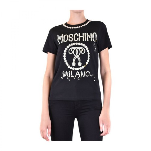 Moschino, T-shirt Czarny, female, 1503.00PLN