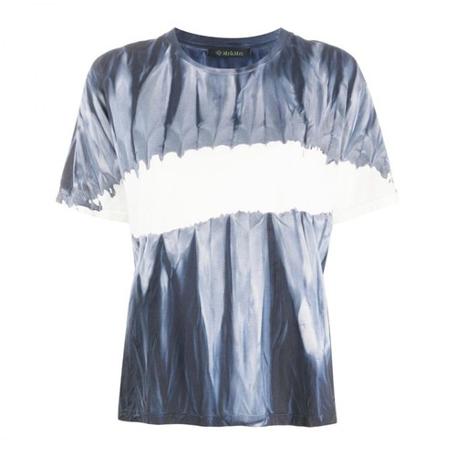Mr&Mrs Italy, Tie-Dye Regular T-Shirt Niebieski, female, 821.00PLN
