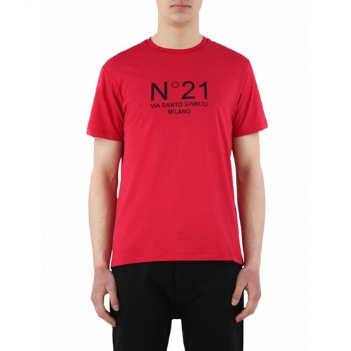 N21, T-shirt F032-6316 Czerwony, male, 377.00PLN