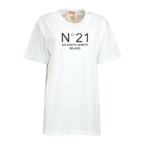 N21, T-shirt logo Biały, female, 707.00PLN