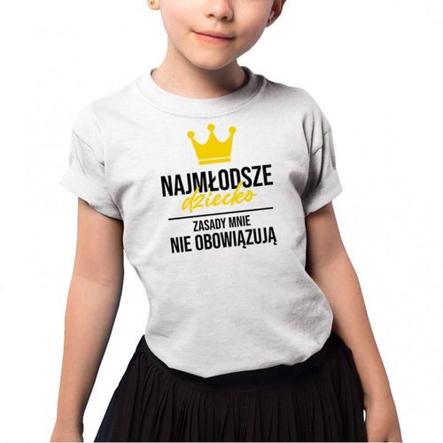 Najmłodsze dziecko - koszulka dziecięca z nadrukiem 49.00PLN