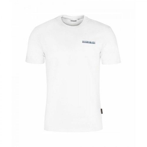 Napapijri, T-shirt Napapijri Biały, male, 101.40PLN