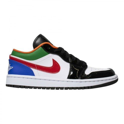 Nike, Air Jordan 1 Low Multi-color Black Toe Sneakers Czarny, male, 1591.00PLN