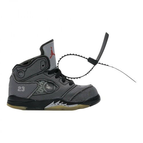 Nike, Air Jordan 5 Retro Off-White Sneakers Czarny, male, 3192.00PLN